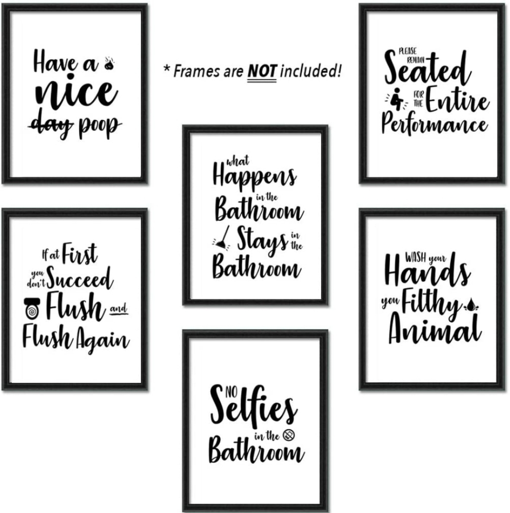 Funny bathroom quotes